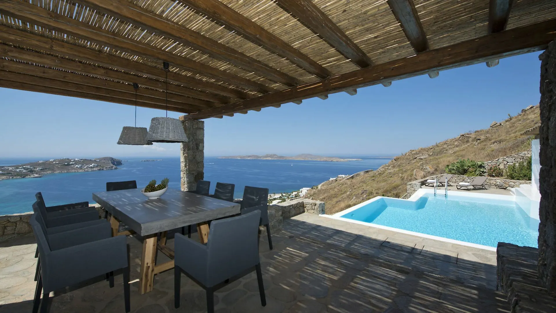 Diana Villa Mykonos location